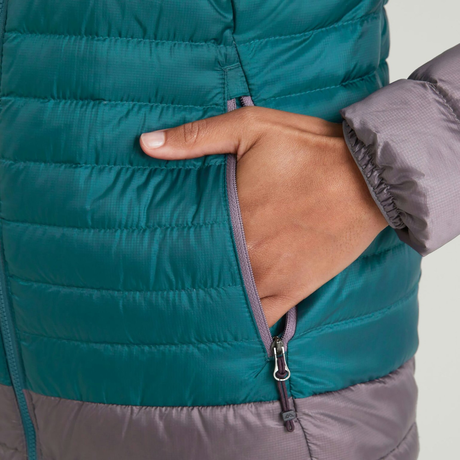 Heli womens down jacket fashion